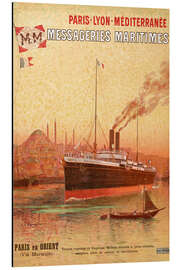 Magnettafel Paris-Lyon-Méditerranée Messageries Maritimes