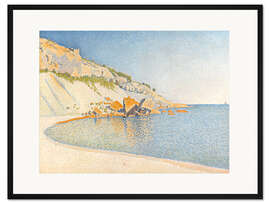 Gerahmter Kunstdruck Cassis, Cap Lombard