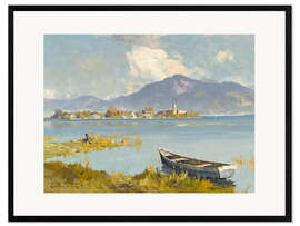 Gerahmter Kunstdruck Fraueninsel, Chiemsee