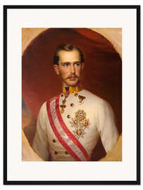 Gerahmter Kunstdruck Kaiser Franz Joseph I. von Österreich