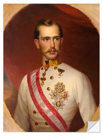 Muursticker Emperor Franz Joseph I of Austria