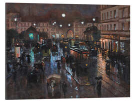 Magnettafel Der Stachus in München bei Nacht