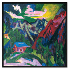 Gerahmter Kunstdruck Die Klosterser Berge