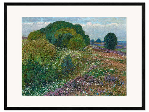 Framed art print On the edge of the heath