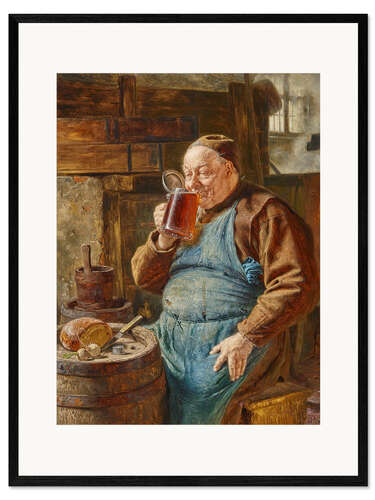 Framed art print The master brewer