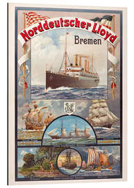 Magnettafel Norddeutscher Lloyd