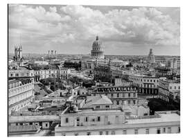 Aluminium print Havana skyline