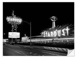 Wandsticker Stardust Casino in Las Vegas