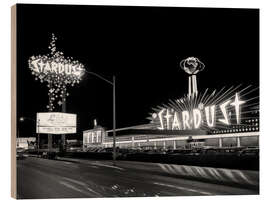 Holzbild Stardust Casino in Las Vegas