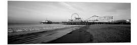 Foam board print Santa Monica Pier in California