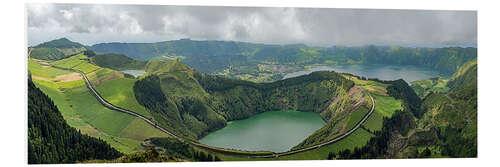 Tableau en PVC Sete Cidades Caldara aux Açores