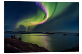 Magnettafel Nordlicht über dem Thingvallavatn