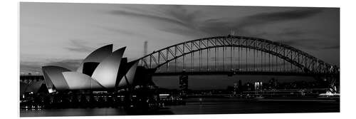 Foam board print Sydney at sunset