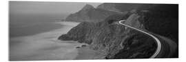 Acrylic print Misty Highway 1