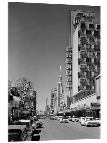 PVC-tavla Freemont Street Downtown Las Vegas, 60s