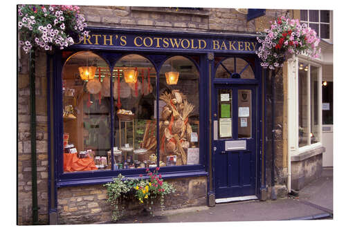 Aluminium print Bakery in Cotswold