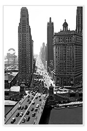 Poster  Michigan Avenue in Chicago
