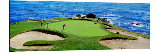Alumiinitaulu Golfer on the pebble beach