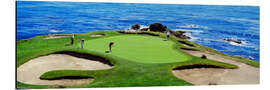 Alumiinitaulu Golfer on the pebble beach