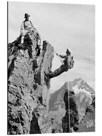 Magnettafel Kletterer in der Schweiz