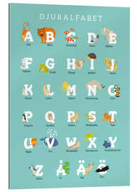 Gallery print Animal Alphabet (Swedish)