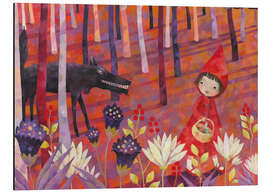 Magnettafel Rotkäppchen