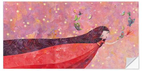 Wall sticker Butterfly Princess