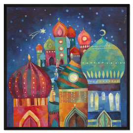 Gerahmter Kunstdruck Stadt im Orient