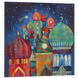 Magnettafel Stadt im Orient