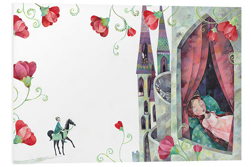 Foam board print Sleeping Beauty