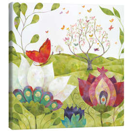Canvas print  Butterfly Meadow - Aurelie Blanz
