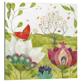 Magnettafel Schmetterlingswiese