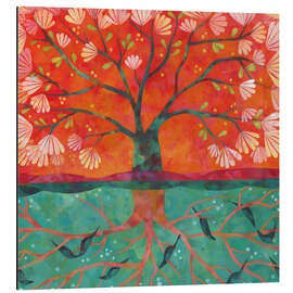 Magnettafel Gespiegelter Baum