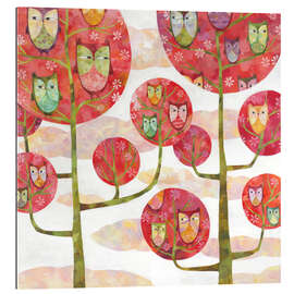 Gallery print Owls forest