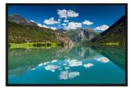 Gerahmter Kunstdruck Stryn, Norwegen