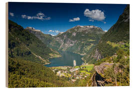 Obraz na drewnie Geirangerfjord, Norway