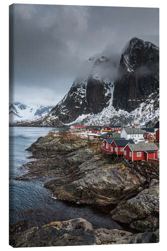 Canvas-taulu Hamnoy in Lofoten, Norway