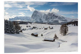 Quadro em PVC Inverno no Alpe di Siusi