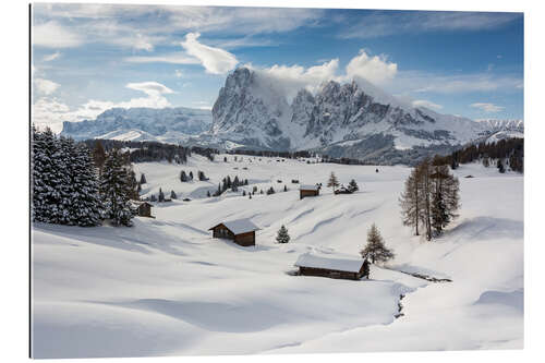 Gallery print Winter on the Alpe di Siusi