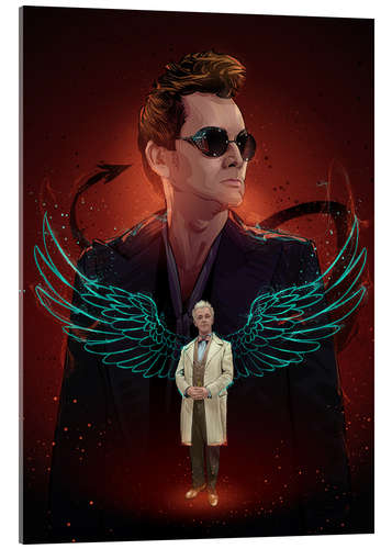Quadro em acrílico Good Omens