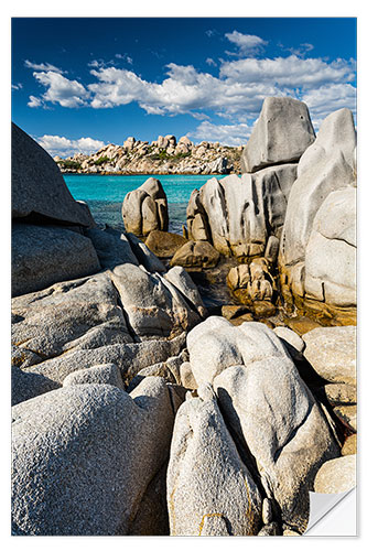 Selvklebende plakat Îles Lavezzi, Corsica