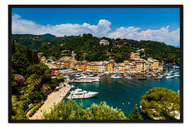 Gerahmter Kunstdruck Portofino