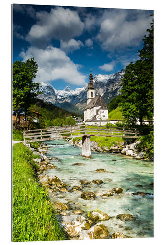 Quadro em plexi-alumínio Ramsau perto de Berchtesgaden