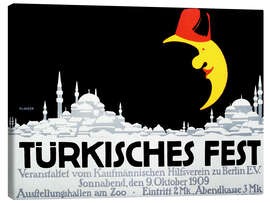 Canvas print Turkish festival (German)