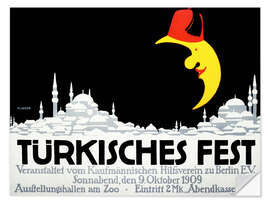 Wandsticker Türkisches Fest (deutsch)