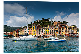 Akrylbilde Portofino, Italien