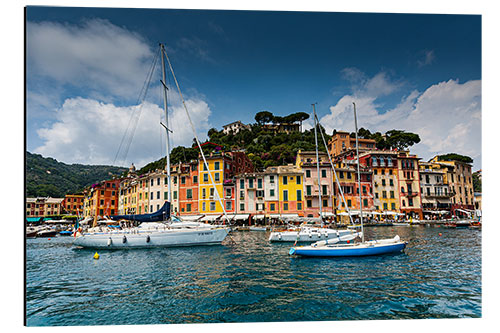 Aluminium print Portofino, Italien