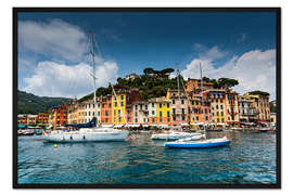 Gerahmter Kunstdruck Portofino, Italien