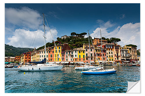 Sticker mural Portofino en Italie