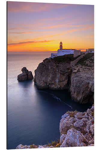 Aluminium print Lighthouse of the Cabo de São Vicente